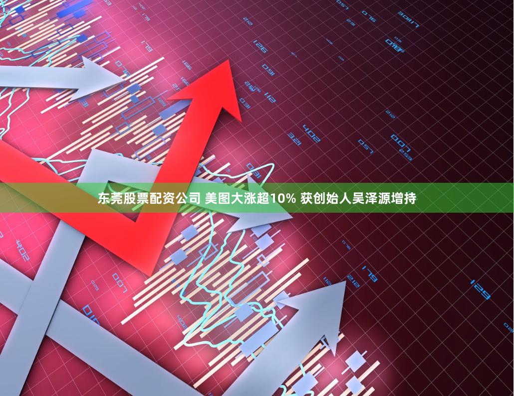 东莞股票配资公司 美图大涨超10% 获创始人吴泽源增持